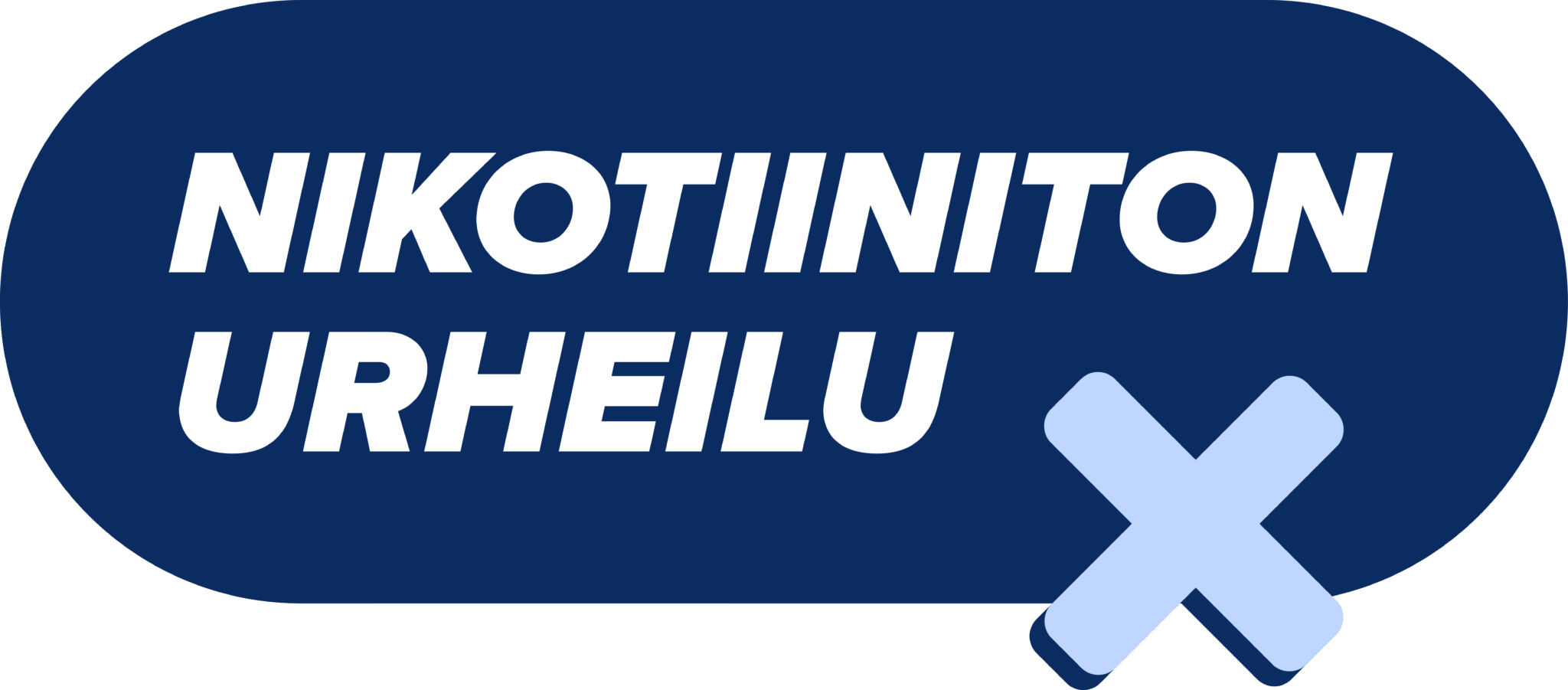 Nikotiiniton urheilu logo